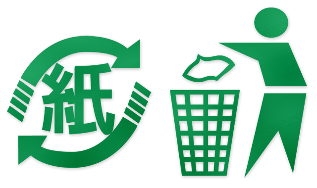 环保标志,回收标志,纸类回收标志,资源回收标志 绿色环保标志中四个