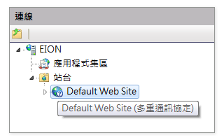 Default Web Site(多重通讯协定)